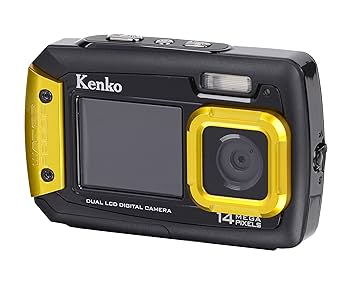 Kenko 防水デュアルモニターデジタルカメラ DSC1480DW IPX8相当防水 1.5m耐落下衝撃 434758 w17b8b5 Amazon | Kenko 防水デュアルモニターデジタルカメラ DSC1480DW